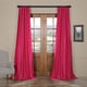Shop Exclusive Fabrics Fuchsia Rose Faux Silk Taffeta Curtain Panel ...