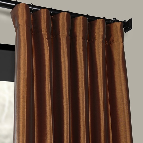 brown curtain fabric