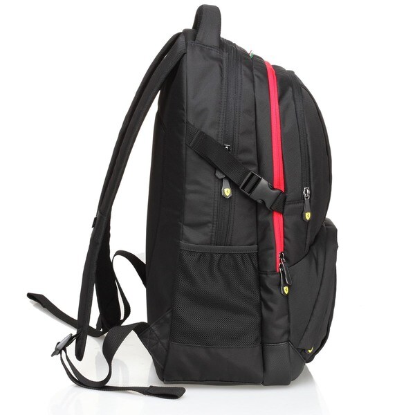 black ferrari backpack