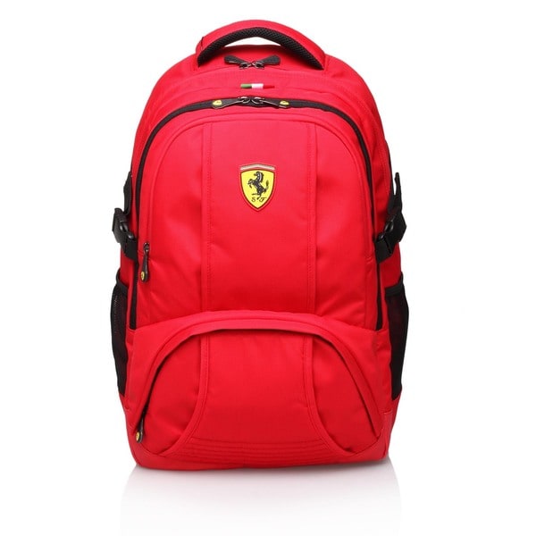 Ferrari Red Travel Backpack (Active Collection) - 15781183 - Overstock ...