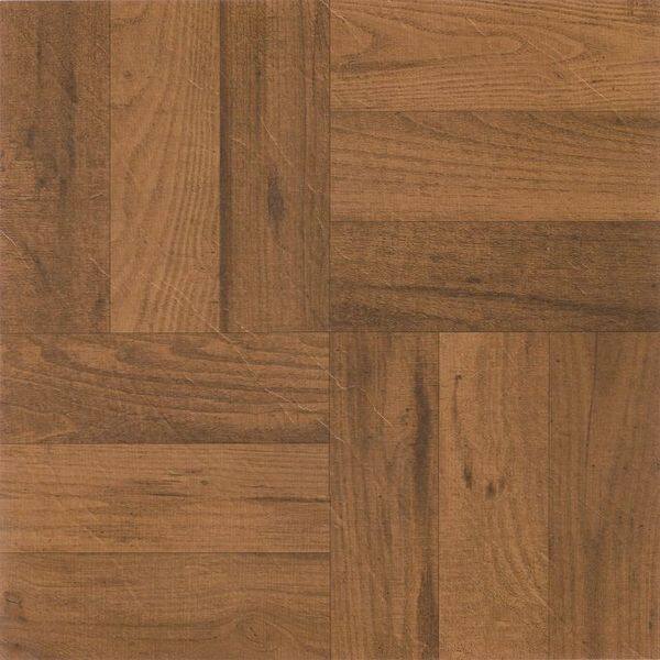 Achim Nexus 3 Finger Med. Oak Parquet 12x12 Self Adhesive Vinyl Floor Tile - 20 Tiles/20 sq. ft.