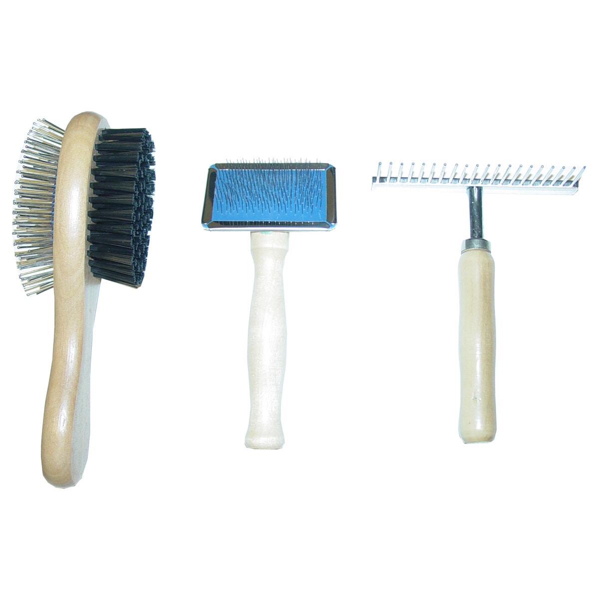 wooden pet brush