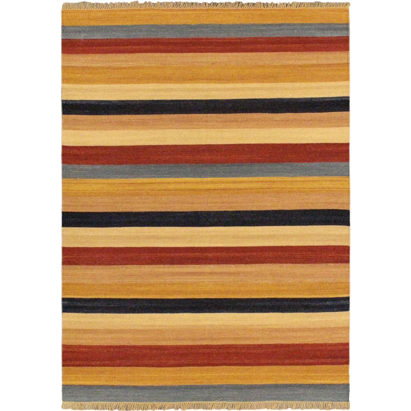 Hand Woven Fiesta Cream Wool Rug 57x710