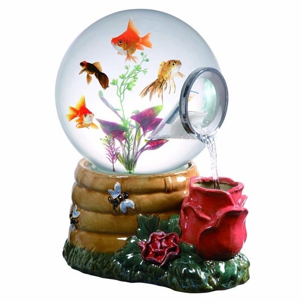 Magic Globe Honey Rose Waterfall Aquarium