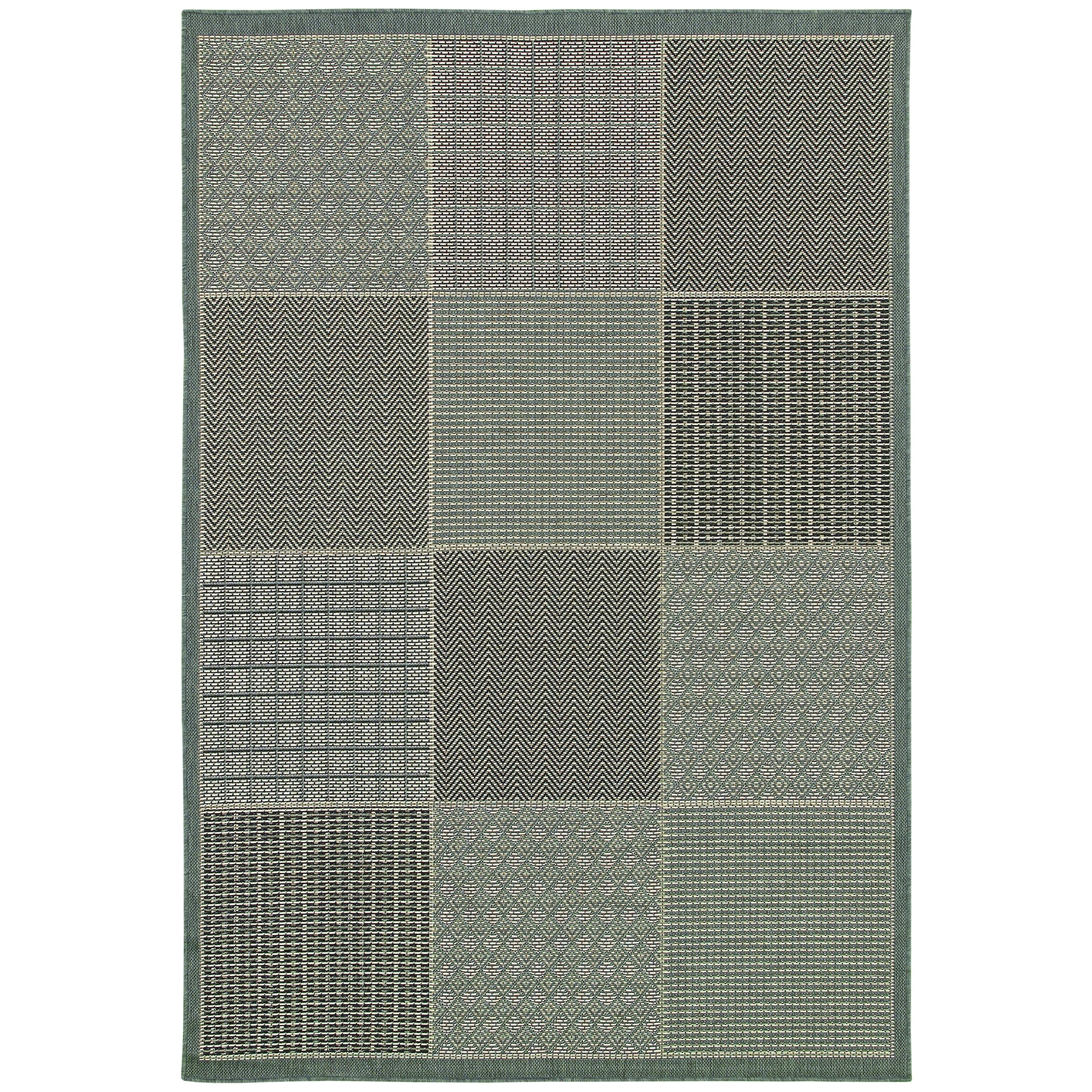 Monaco Vistimar/ Blue grey Area Rug (39 X 55)