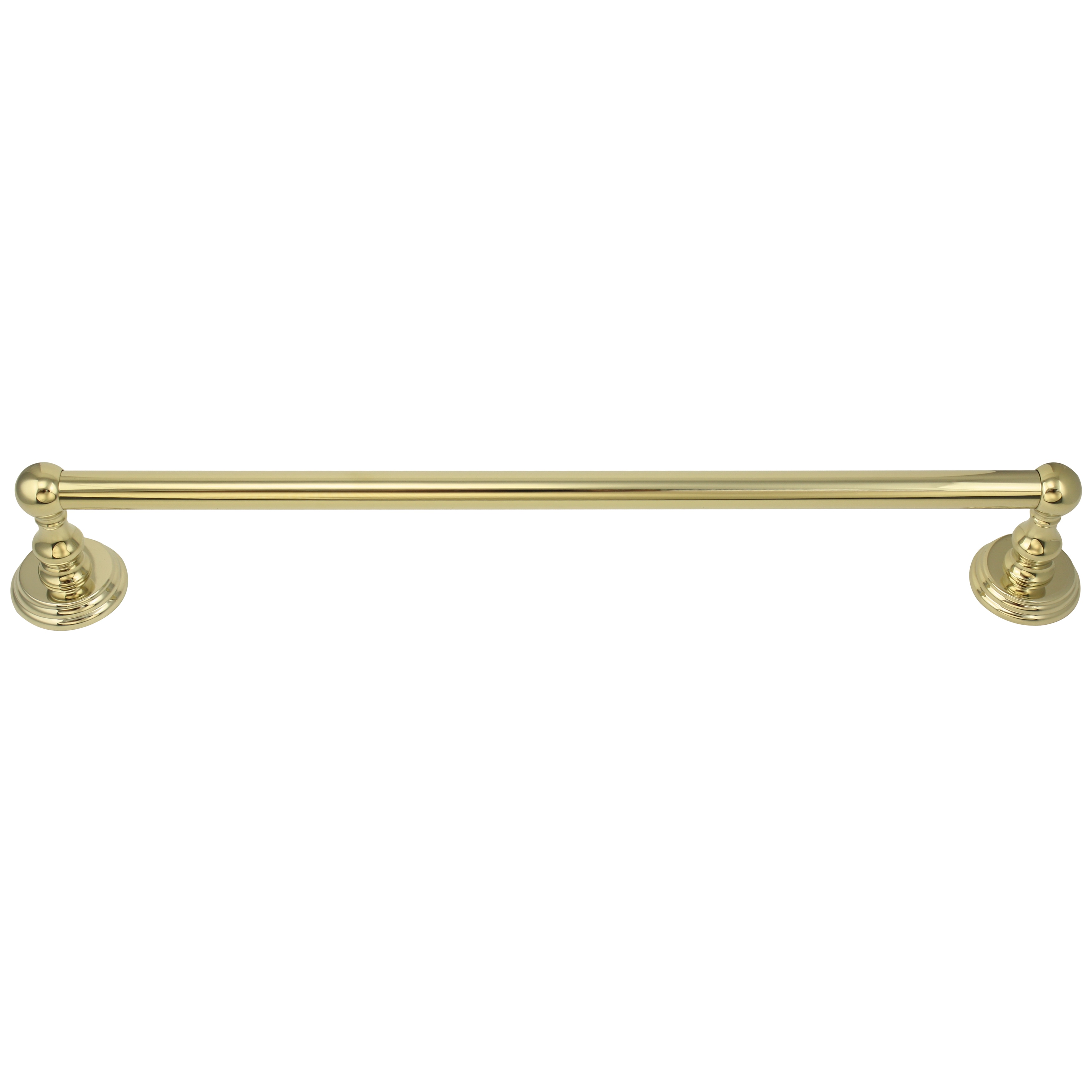 Jado Colonial Diamond 24 inch Diamond Gold Towel Bar