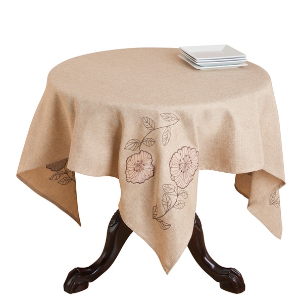 Appliqué and Embroidered Table Topper   15782689  