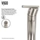 preview thumbnail 10 of 11, VIGO Amber Sunset Vessel Bathroom Sink Set with Seville Faucet