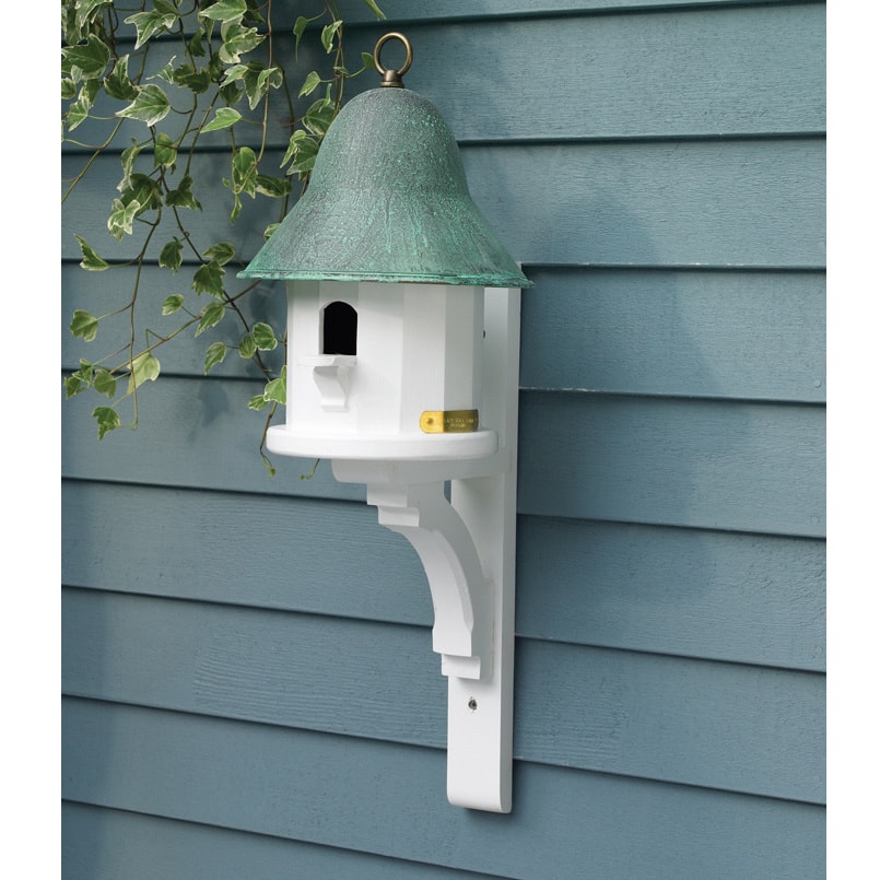 Blue Verde Copper Top Bird House