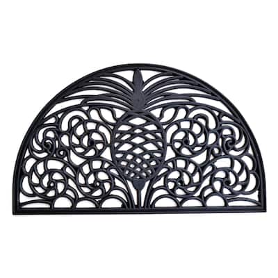 'Pineapple' Semi-circle Outdoor Mat