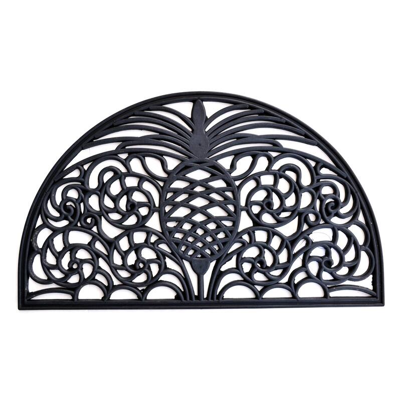 'Pineapple' Semi-circle Outdoor Mat