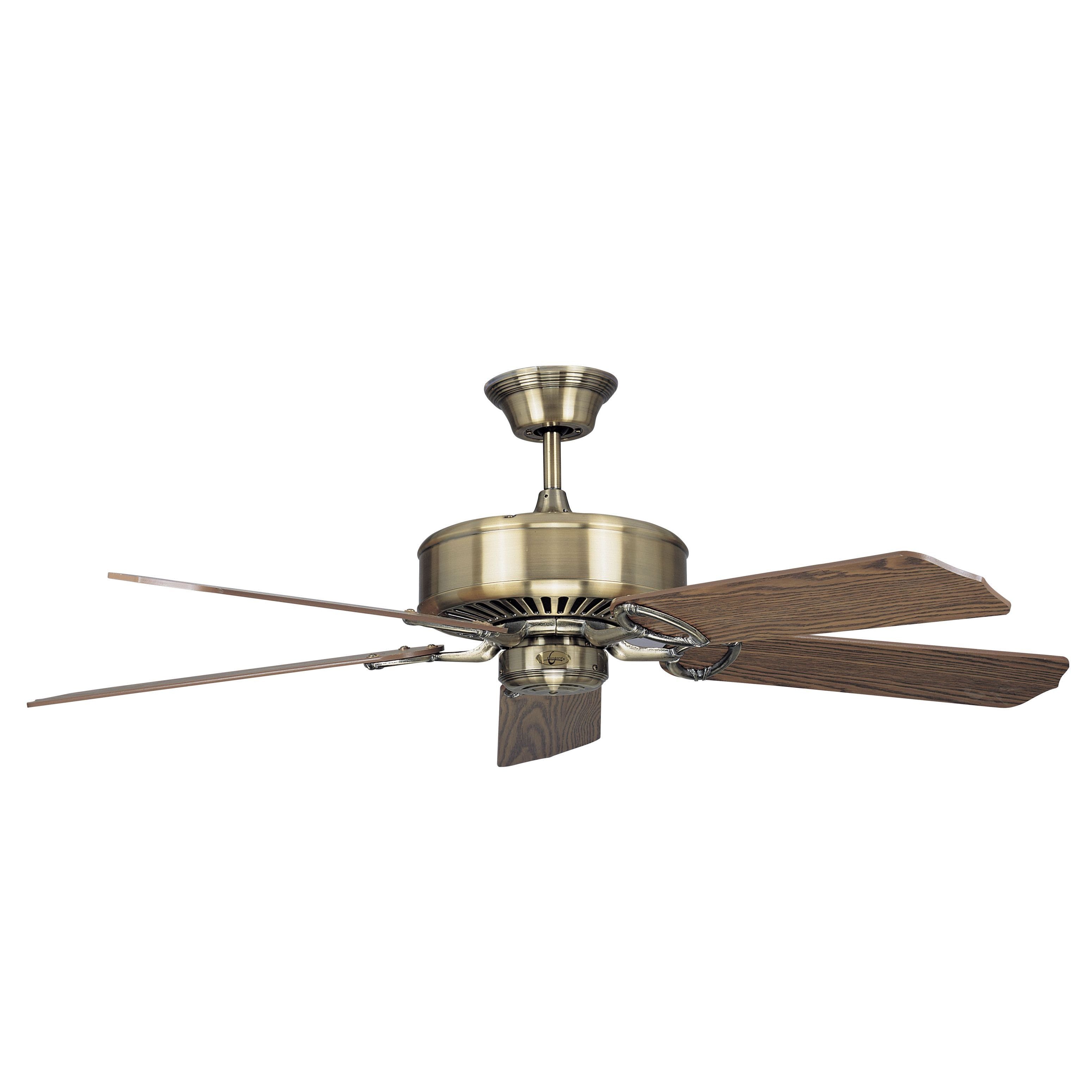 Madison Antique Brass 52 inch Ceiling Fan