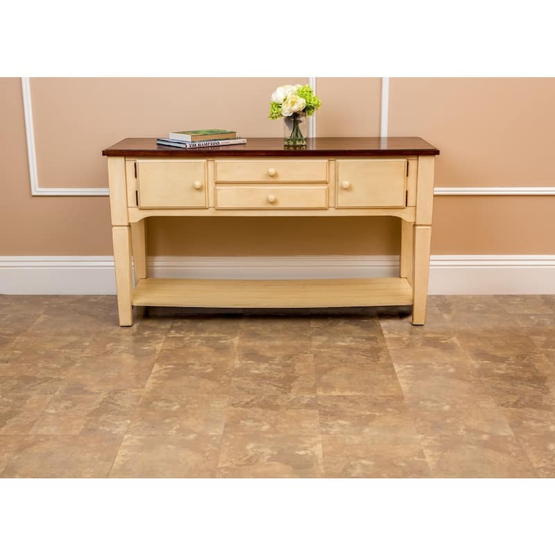 Achim Nexus Light Slate Marble 12x12 Self Adhesive Vinyl Floor Tile - 20 Tiles/20 sq. ft.