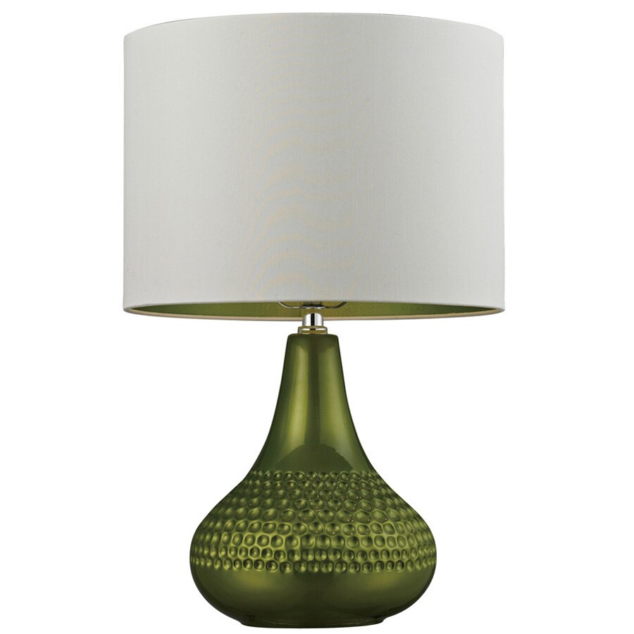 Hgtv Home Ceramic 1 light Bright Green Table Lamp