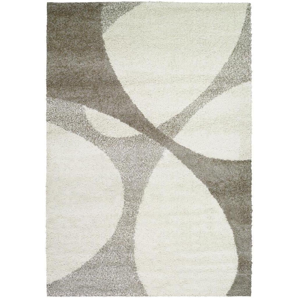 Moonwalk Roswell/ Cream sand Power loomed Rug (18 X 37)