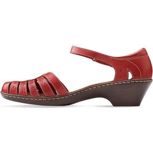 Womens Clarks Wendy River Red Leather   16468566  