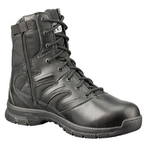 Polar Fox Mens Mid calf Side Zip Motorcycle Boots