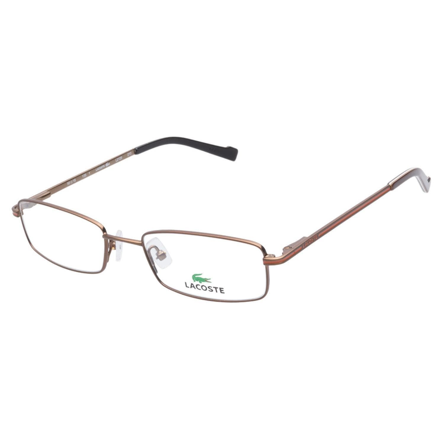 Lacoste 2129 210 Satin Brown Prescription Eyeglasses  