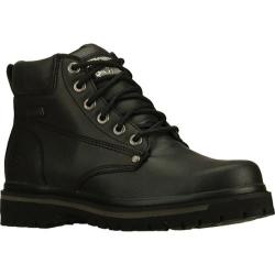 Skechers Men's Boots Work Relaxed Fit Kener Steel Toe Black - 17571689 ...