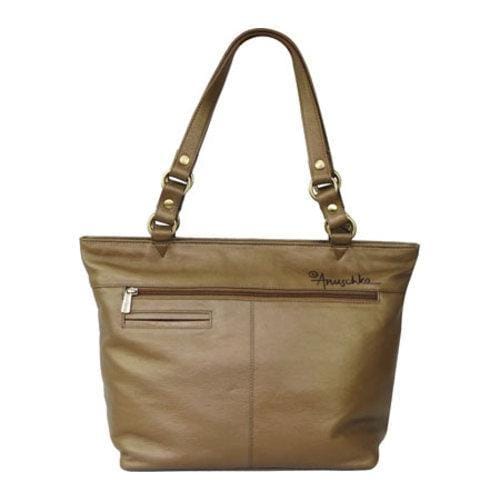 Womens Anuschka Classic Large Tote Dreamy Dahlias Bronze   16604364