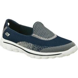 navy skechers go walk 2