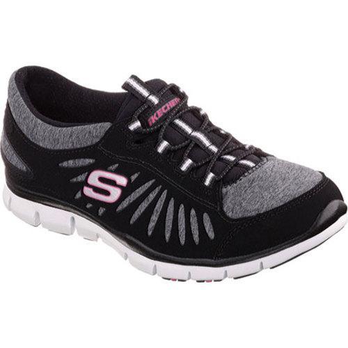 Womens Skechers Gratis TGIF Black/White