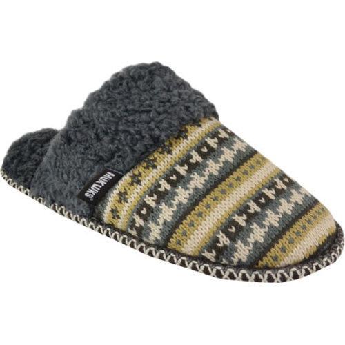 Muk Luks Womens Fairisle Knit Scuff Mule Women's Fairisle Knit Scuff-Leopard Muk Luks Womens Fairisle Knit Scuff Mule Women's Fairisle Knit Scuff-Leopard