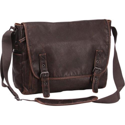 Shop Goodhope P2576 The Mason Messenger Brown - Free Shipping On Orders ...