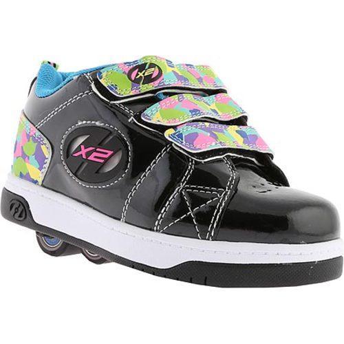 Girls Heelys Speed 2.0 Black/Multi Camo