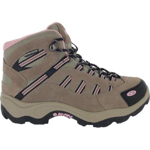 Womens Hi Tec Bandera Mid Waterproof Taupe/Blush   16686830