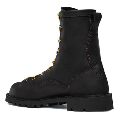 Danner Men's Boots Bull Run 8in Steel Toe Black Full Grain Leather ...