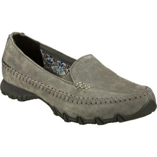 Womens Skechers Relaxed Fit Bikers Pedestrian Gray  