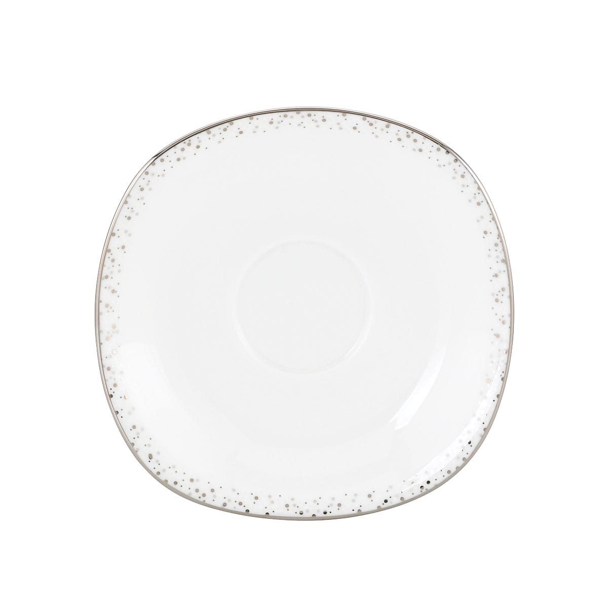 Lenox Silver Mist Square Saucer