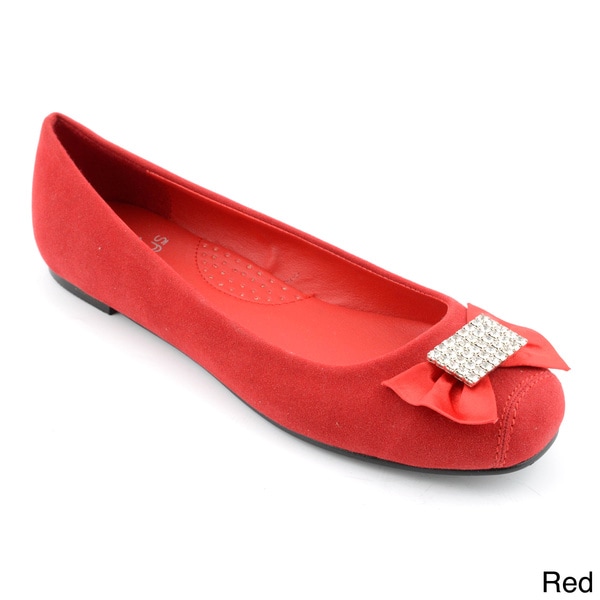 Shop Women's Jewel Accent Ballerina Flats - Free Shipping On Orders ...