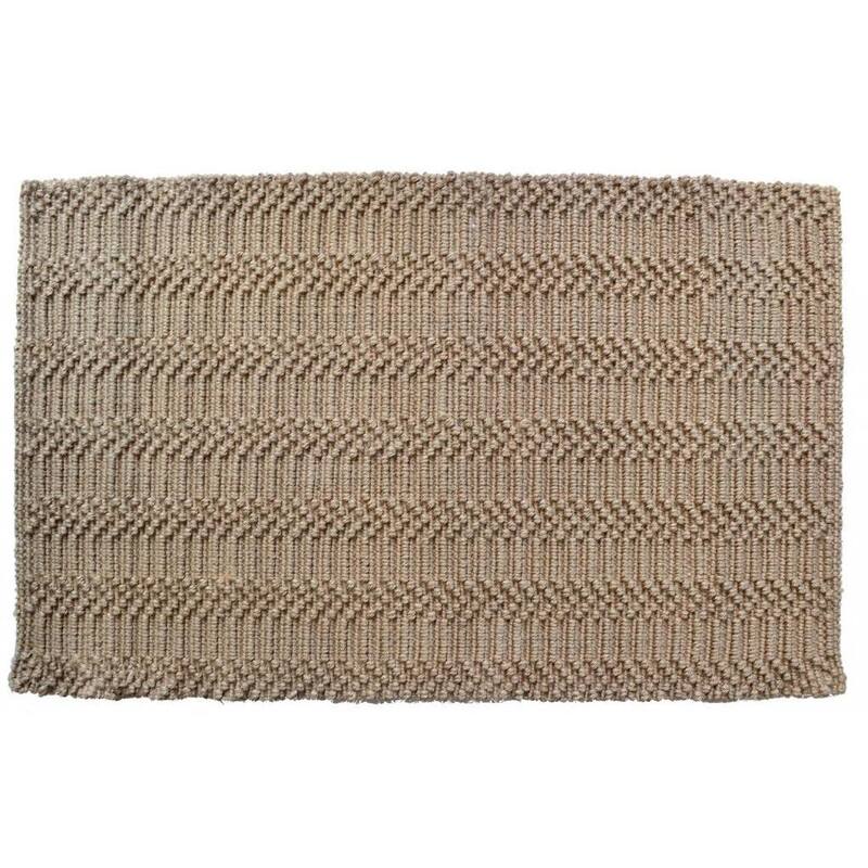 'Natural Waves' Jute Indoor Door Mat