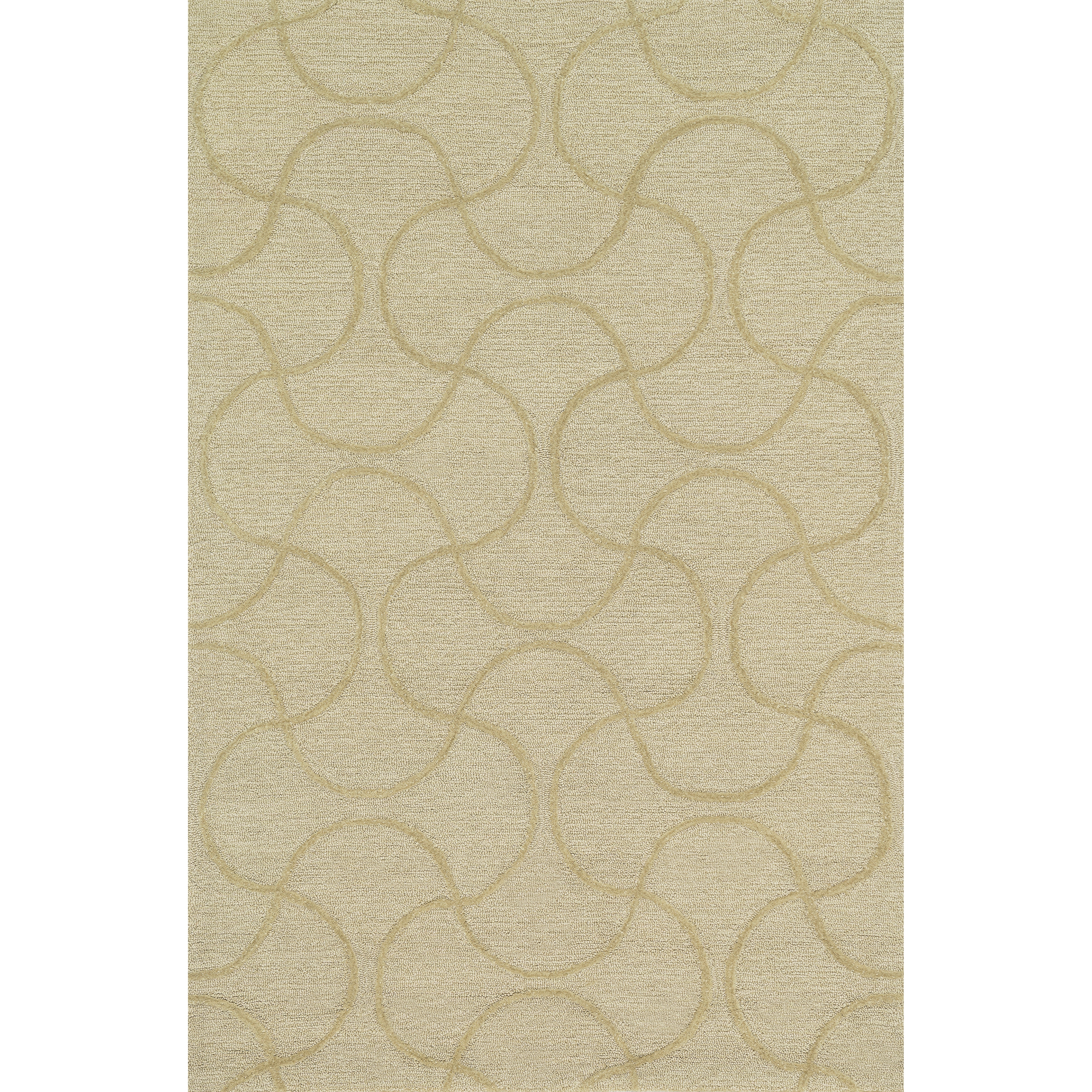 Hand Tufted Benson Cream Rug (76 X 96)