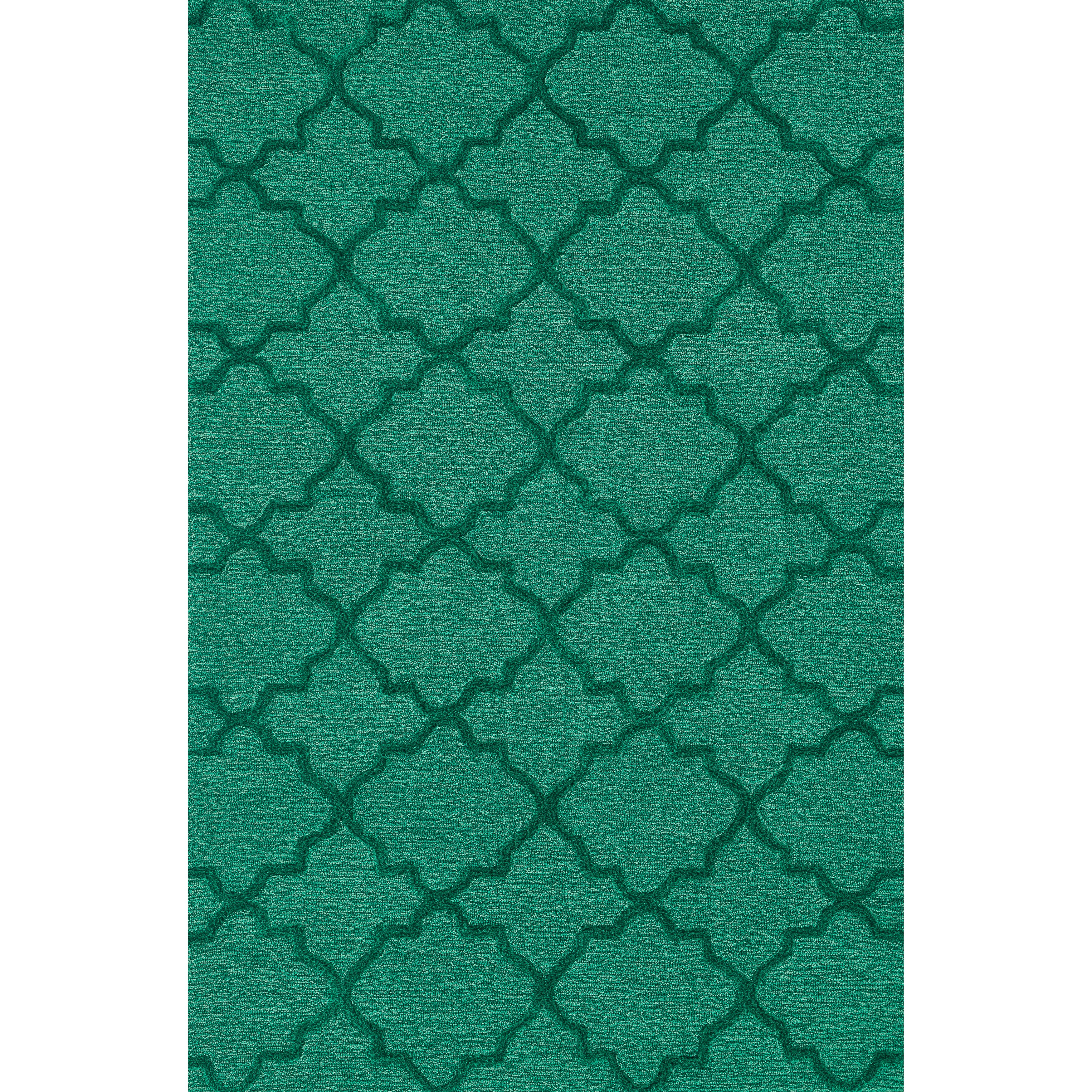 Hand Tufted Benson Green Rug (36 X 56)