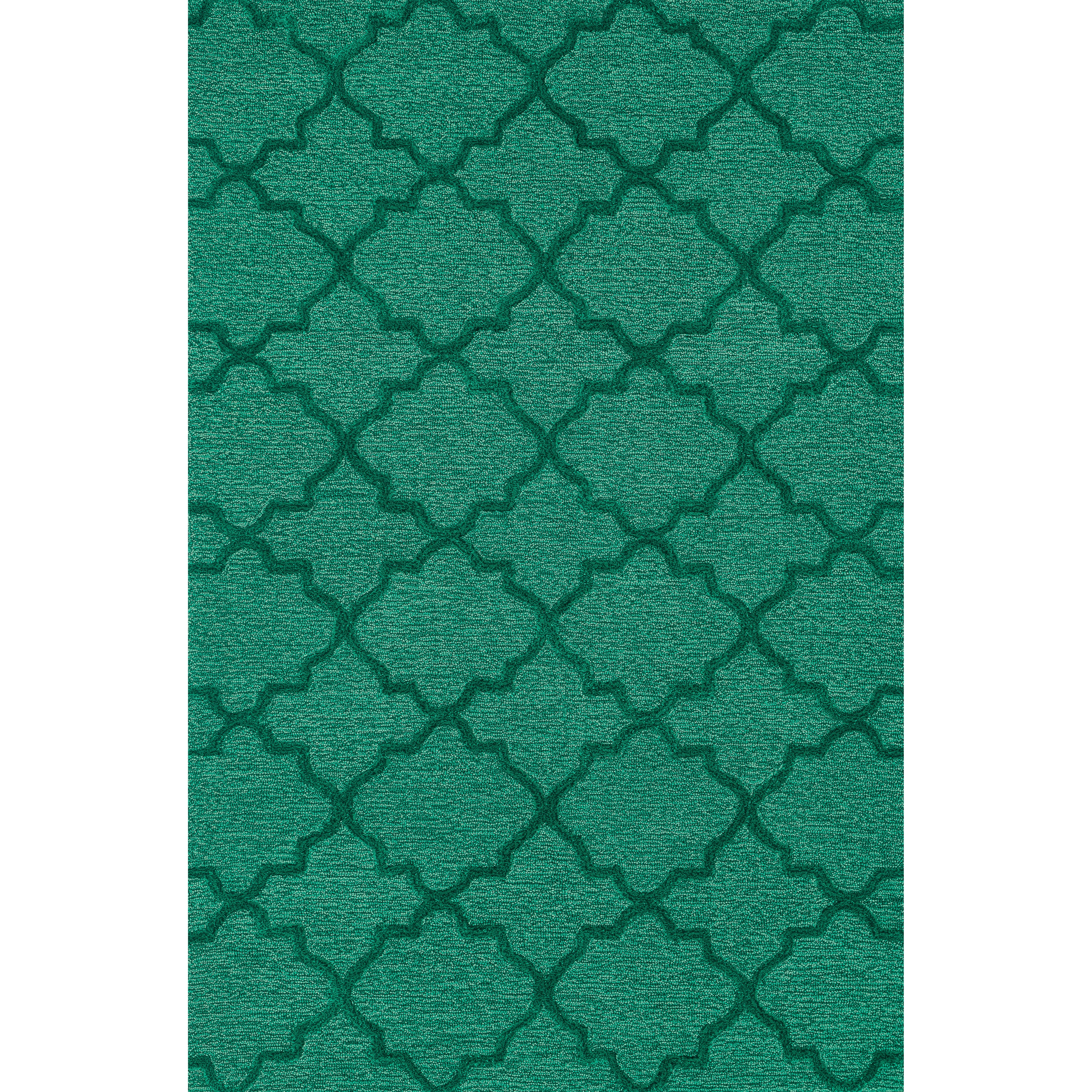 Hand Tufted Benson Green Rug (36 X 56)