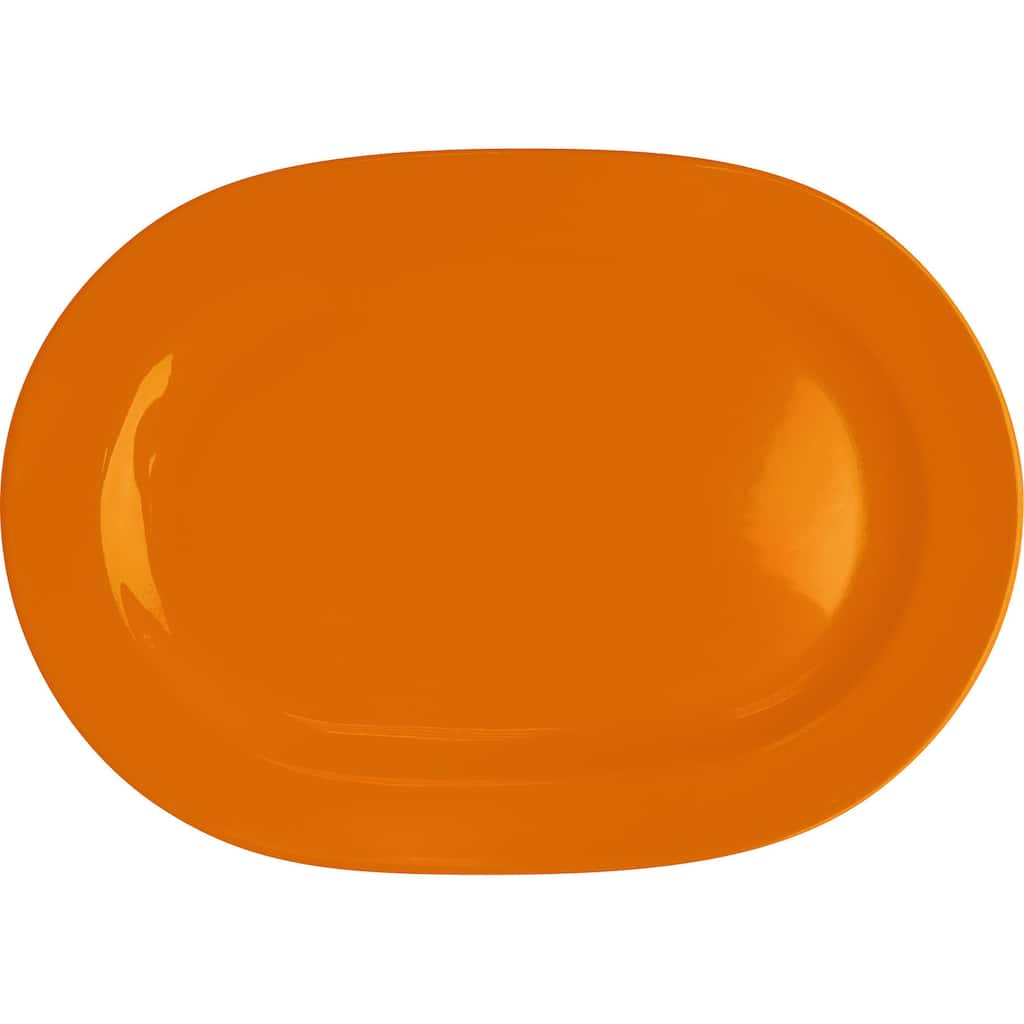 Waechtersbach Fun Factory Orange Oval Platters (Set of 2)