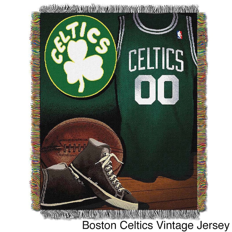 NBA Boston Celtics Woven Tapestry Throw