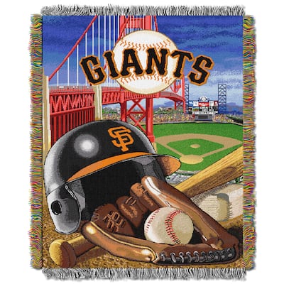 MLB Woven Tapestry Throw