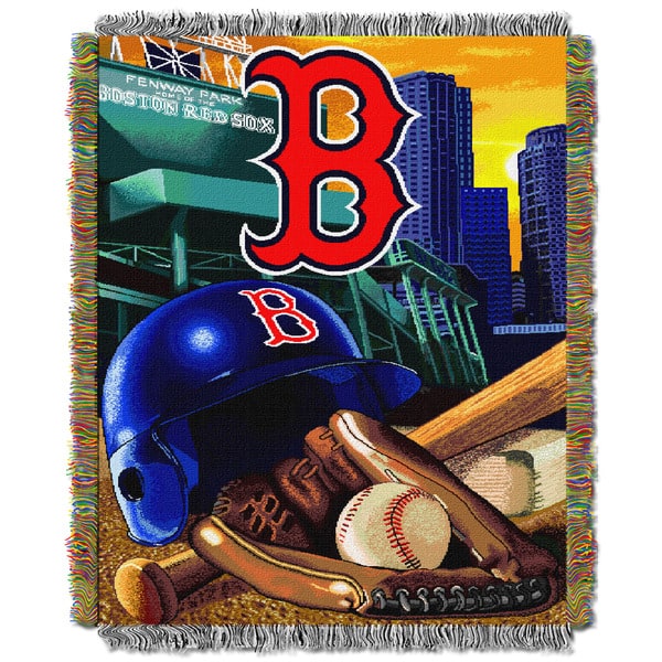  The Northwest Co MLB Stadium Woven Tapestry Throw Chicago Cubs  : Sports & Outdoors