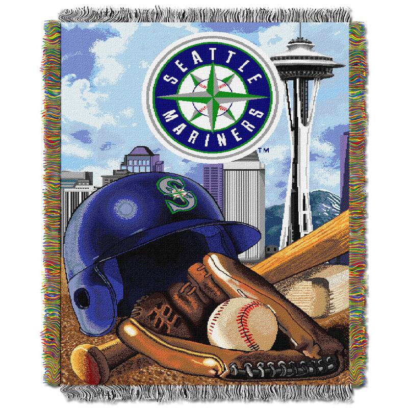 MLB Woven Tapestry Throw Blanket