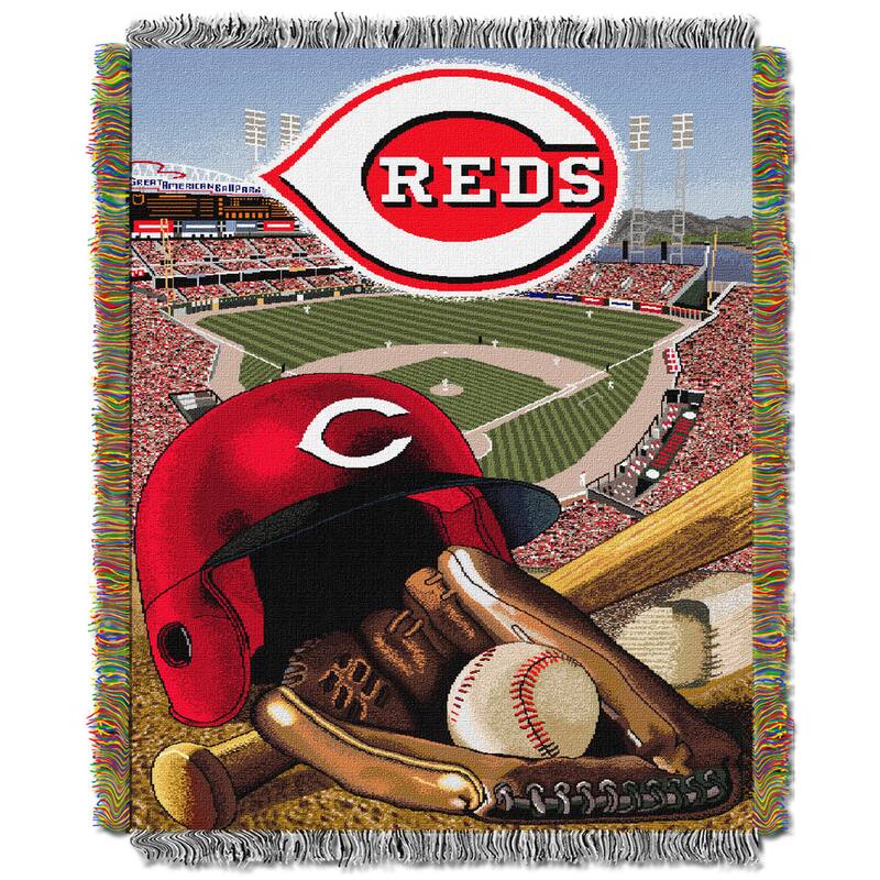 MLB Woven Tapestry Throw Blanket