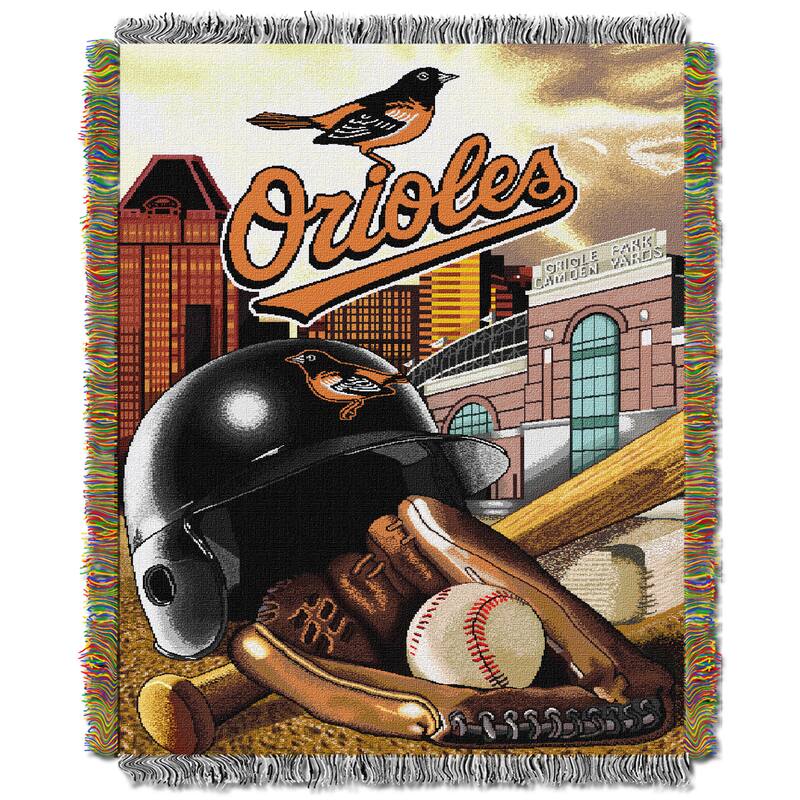 MLB Woven Tapestry Throw