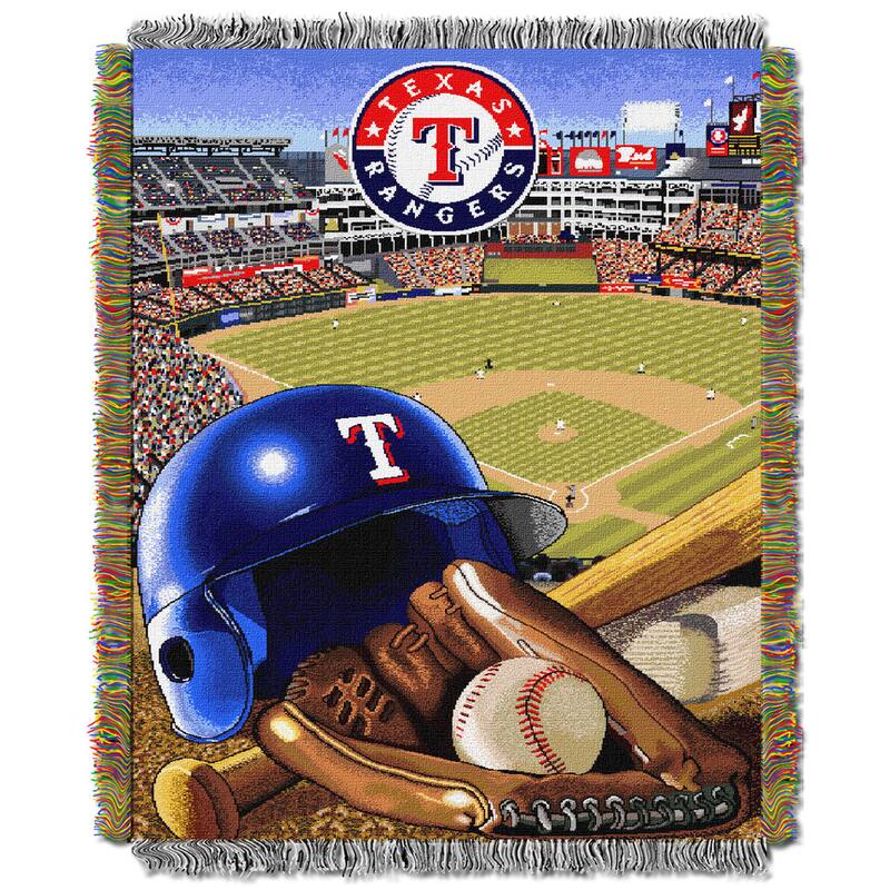 MLB Woven Tapestry Throw Blanket
