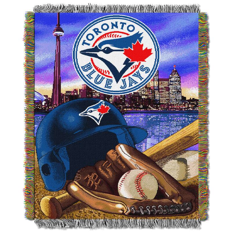 MLB Woven Tapestry Throw Blanket