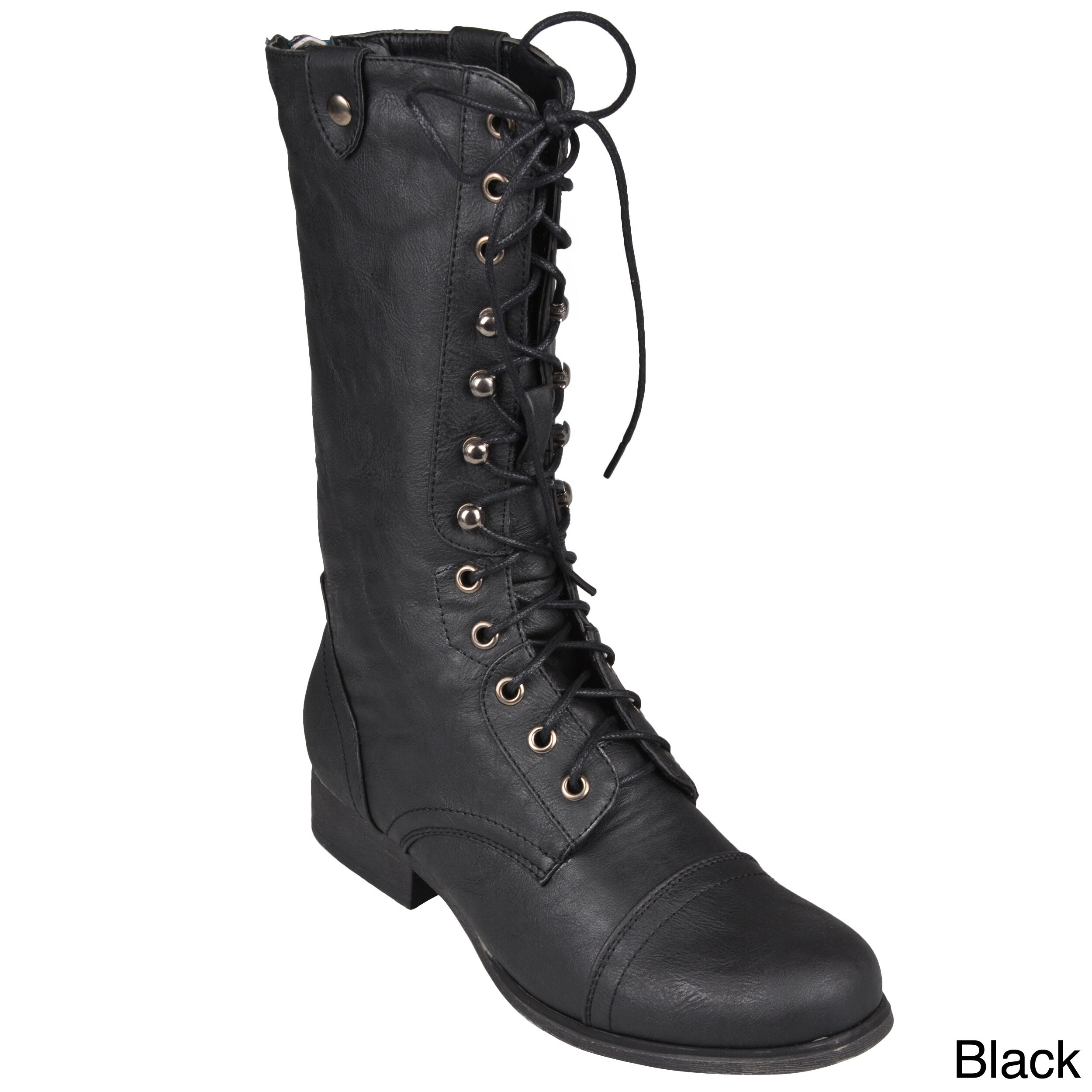 madden girl lace up boots
