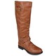 leather boots with zipper in the back