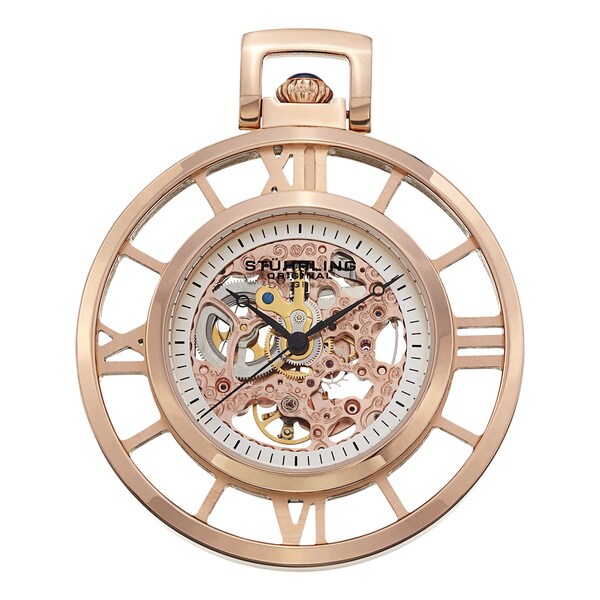 Stuhrling Original Men's Ancestor Mechanical Pocket Watch